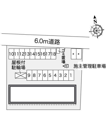 高橋(35286)の駐車配置図