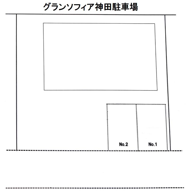 グランソフィア神田駐車場の駐車配置図