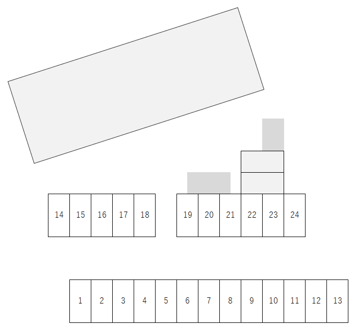 DUMBOの駐車配置図