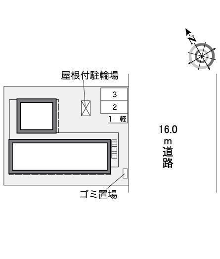 ライブリーⅡ(37162)の駐車配置図