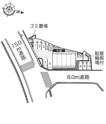 白ゆり(41386)の駐車配置図
