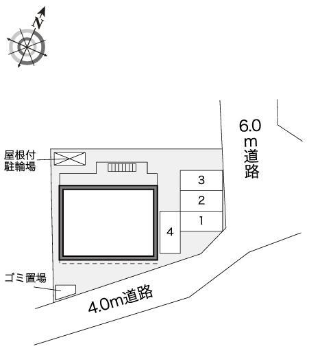 壱番橋(40396)の駐車配置図