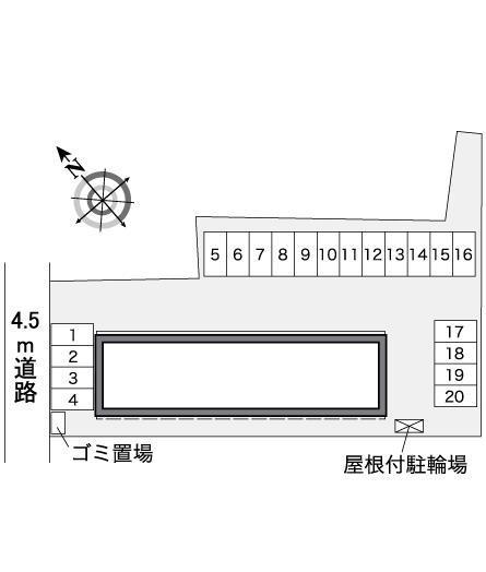 ミネルヴァ(37422)の駐車配置図