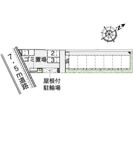ストリームⅡ(43384)の駐車配置図