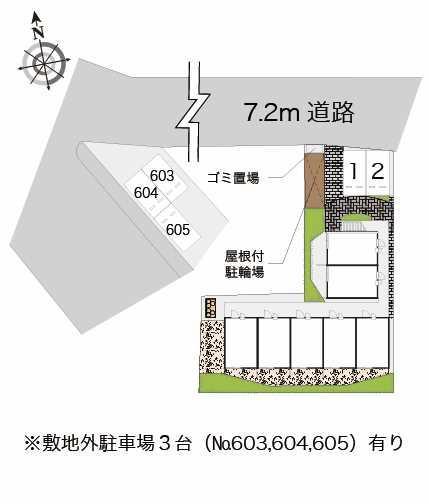 エルピース(21695)の駐車配置図