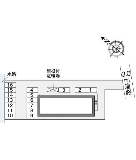 ラッキーハウス(25675)の駐車配置図