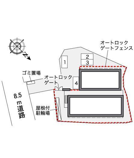 ウィル(38845)の駐車配置図