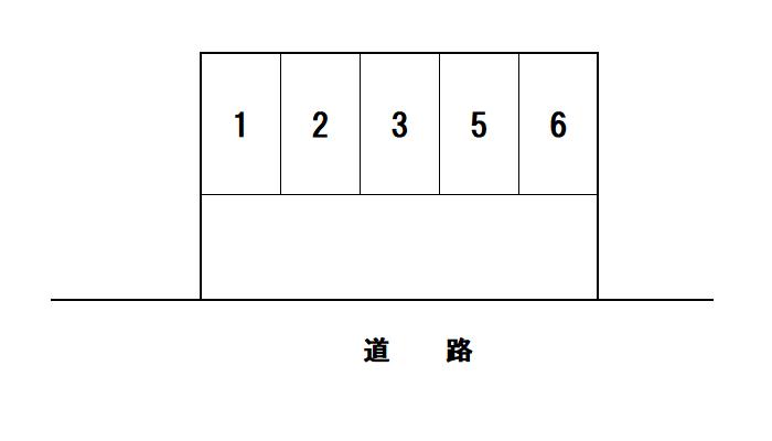 武蔵町駐車場の駐車配置図