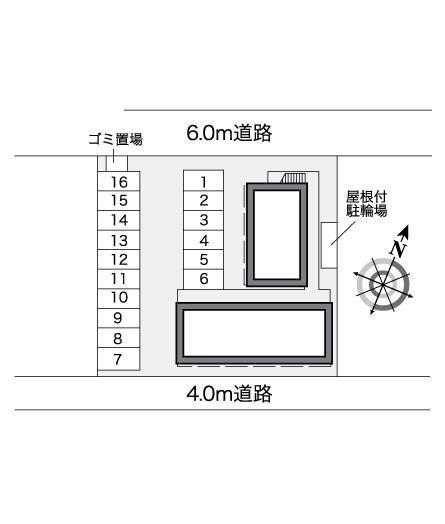 光真(25155)の駐車配置図