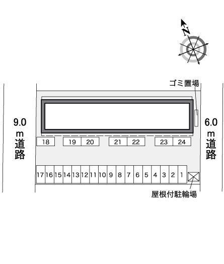コンチェルト(38717)の駐車配置図