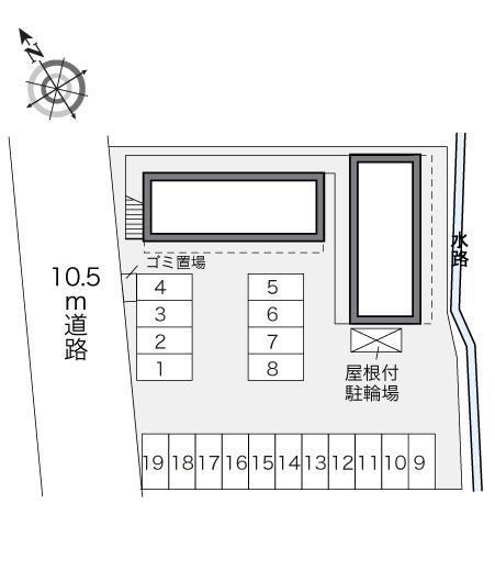 倉賀野宿(24642)の駐車配置図