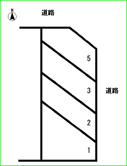 228露橋駐車場の駐車配置図