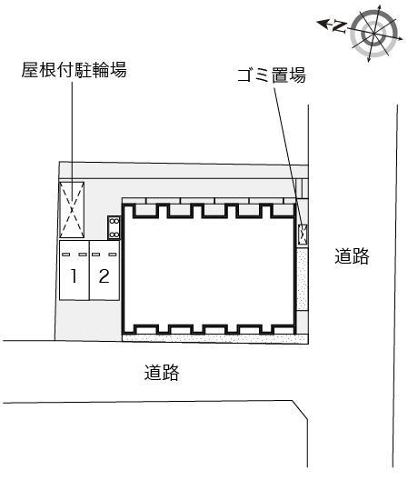 ファミーユ(52725)の駐車配置図