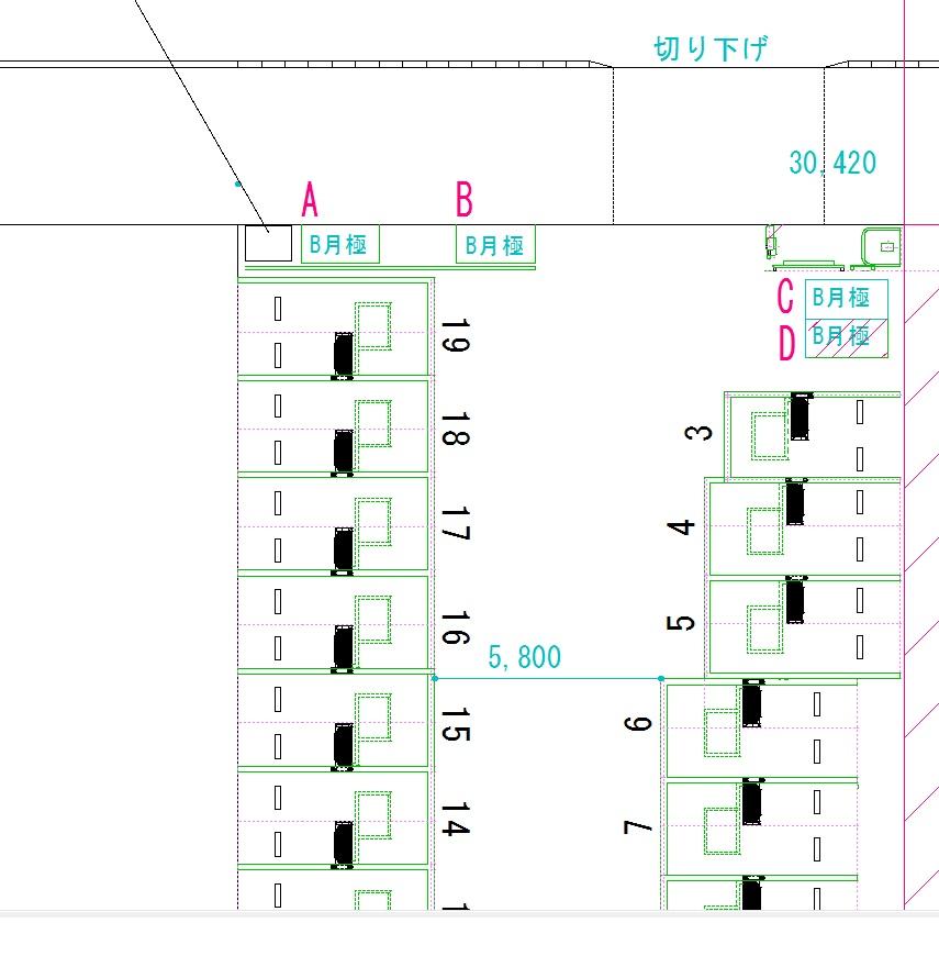 B-PARK11みずほ台駅西口の駐車配置図