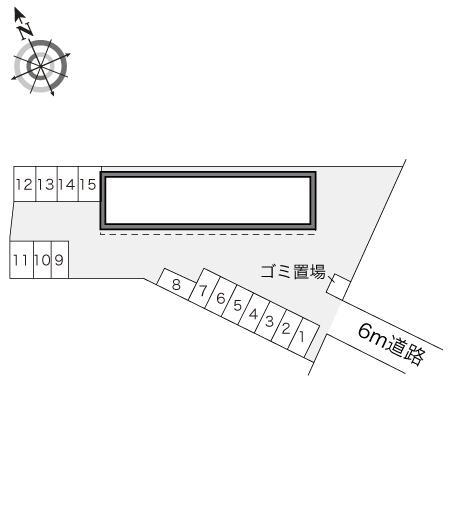 Ｙｏｕ・Ⅰ(16839)の駐車配置図