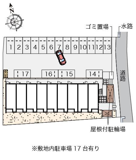 クレイノアビタシオン(59028)の駐車配置図