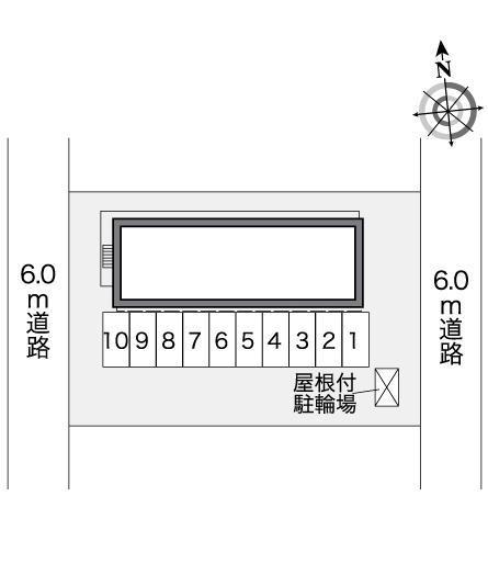 花山手(25633)の駐車配置図