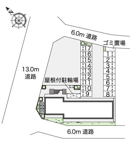 エターナルⅠ(38442)の駐車配置図