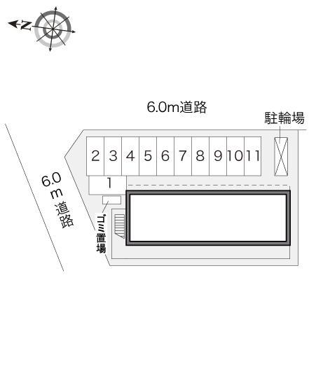 センチュリー(16799)の駐車配置図