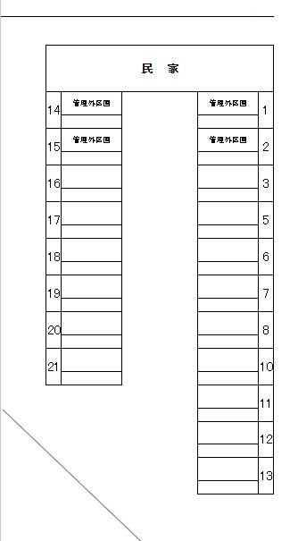 J-012の駐車配置図
