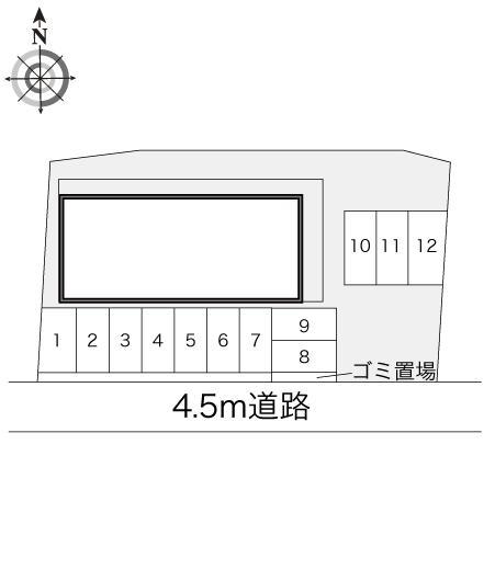 上水(13925)の駐車配置図