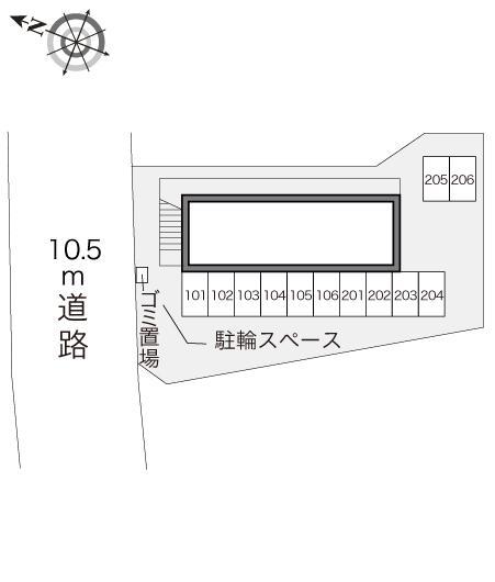 旭ケ丘(12134)の駐車配置図