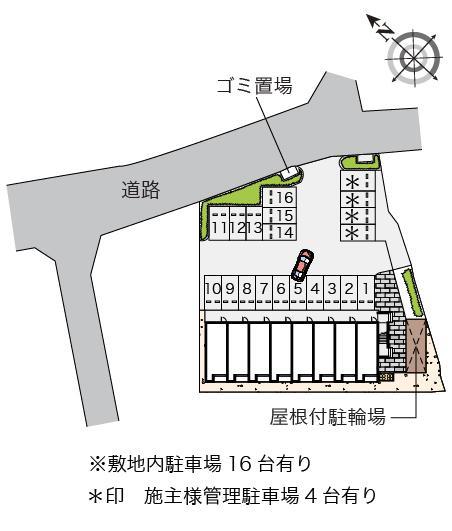 イーストタウンヨザ(55218)の駐車配置図