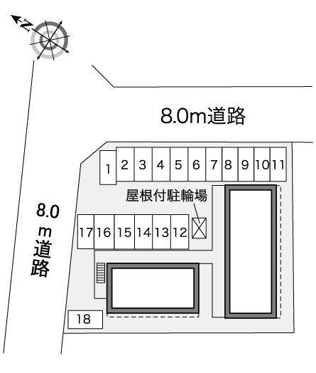 なごみ(35714)の駐車配置図