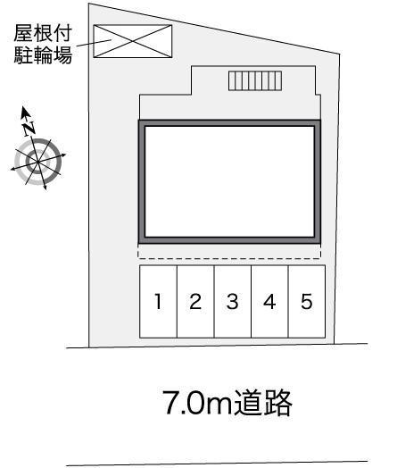 こもとⅡ(35636)の駐車配置図