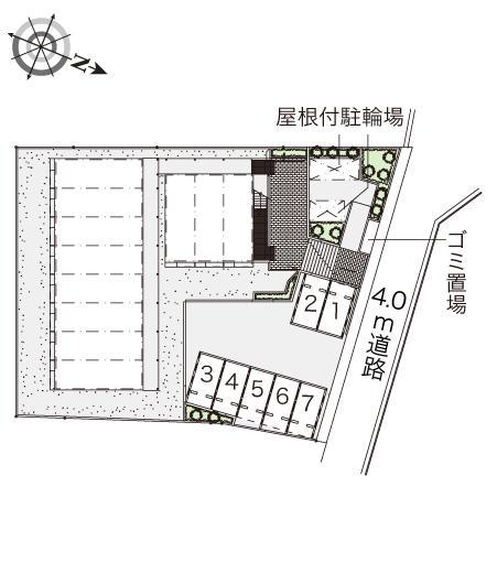 エクレール　Ⅱ(41867)の駐車配置図