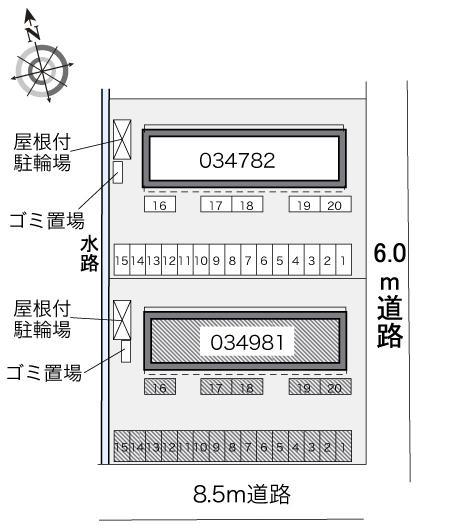 ＯＧＡＷＡ　Ｙ(34981)の駐車配置図