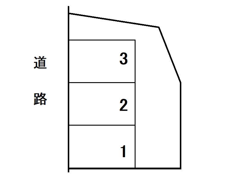 森下駐車場*の駐車配置図