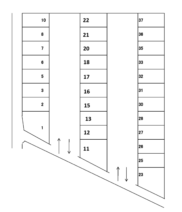 J-010の駐車配置図