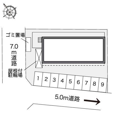 枇杷島(40711)の駐車配置図