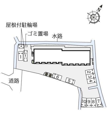 エスポワールＴ　Ⅵ(54349)の駐車配置図