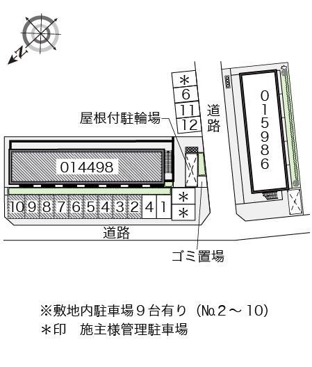 シプレ(14498)の駐車配置図