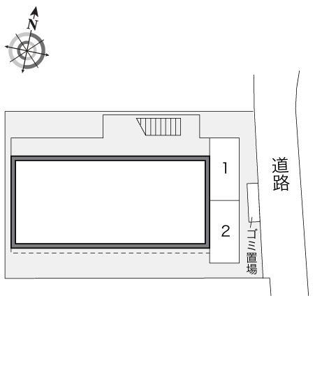 グラン　ＴＲＮ(18589)の駐車配置図