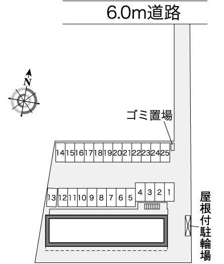 ＰＡＬＣＯＵＲＴ龍馬(35782)の駐車配置図