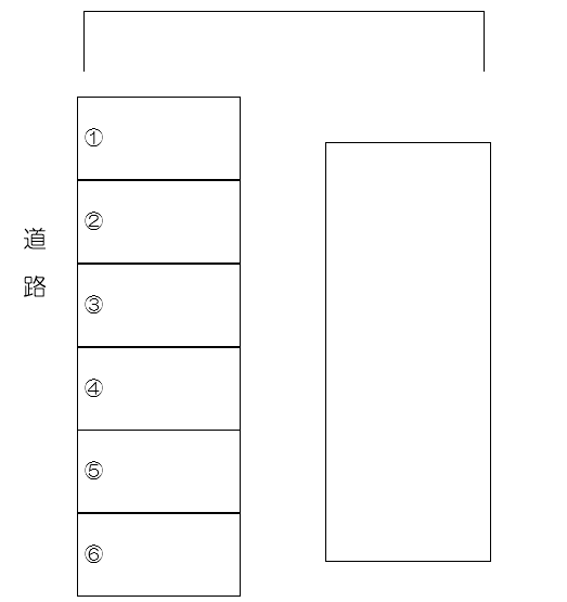 渡鹿4丁目パーキングの駐車配置図