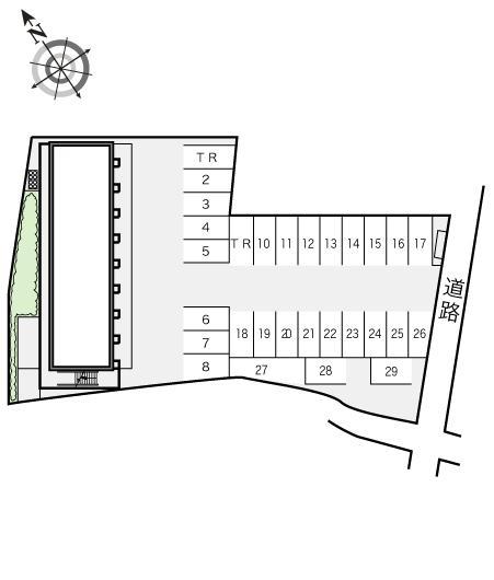 ＴｈｅＮｅｗＭｉｌｌｅｎｎｉｕｍ(13716)の駐車配置図