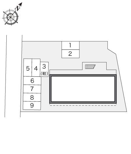 オアシス(21138)の駐車配置図