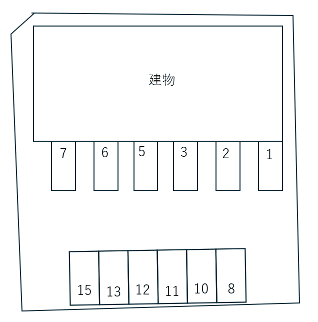 Ｆｏｒｅｓｔ　Ｈｉｒｏ別駐車場の駐車配置図