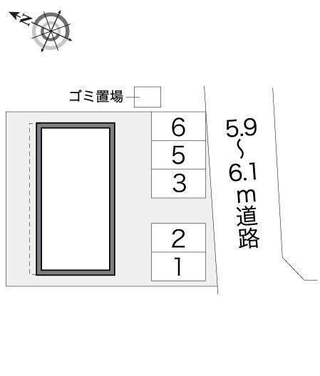 ボヌール(13717)の駐車配置図