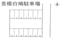 並榎白鳩月極駐車場の駐車場
