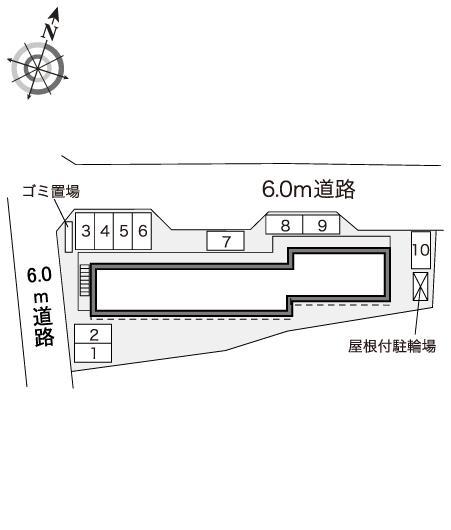 エトワールⅢ(40892)の駐車配置図