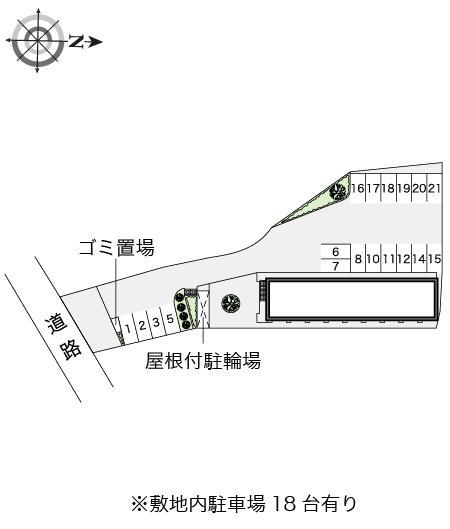 ルニⅡ(13133)の駐車配置図