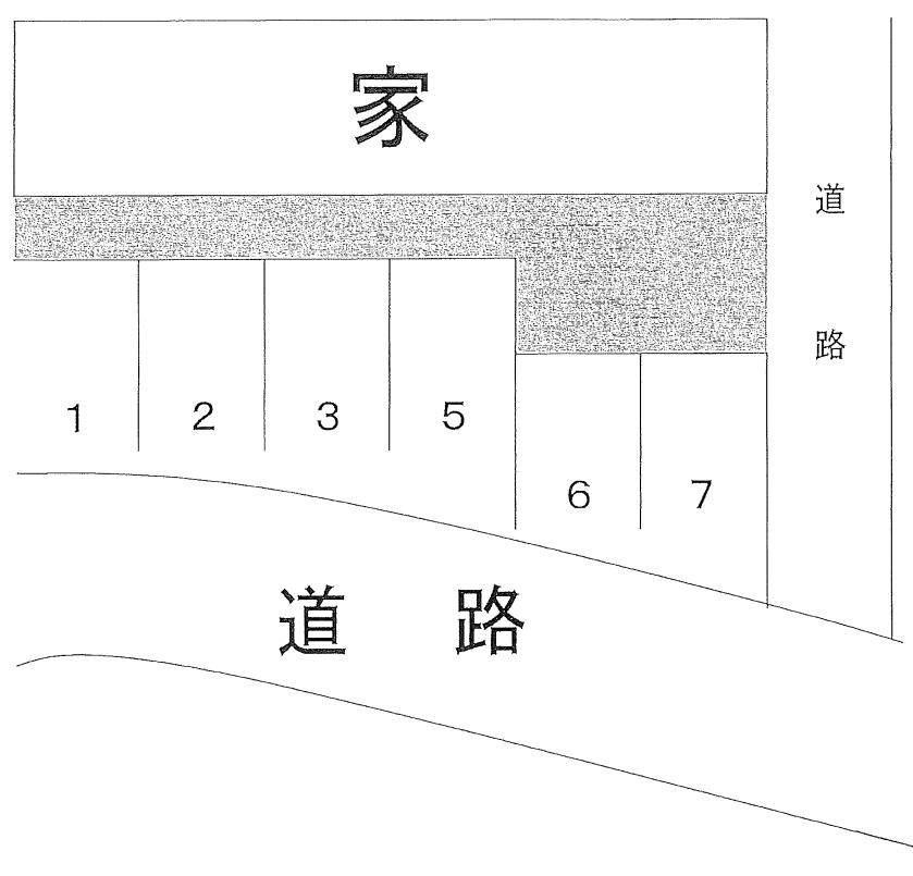 女池８丁目パーキングの駐車配置図