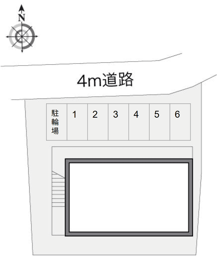 梢(13210)の駐車配置図