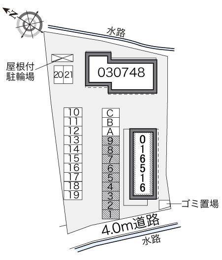 Ｔメゾン(16516)の駐車配置図