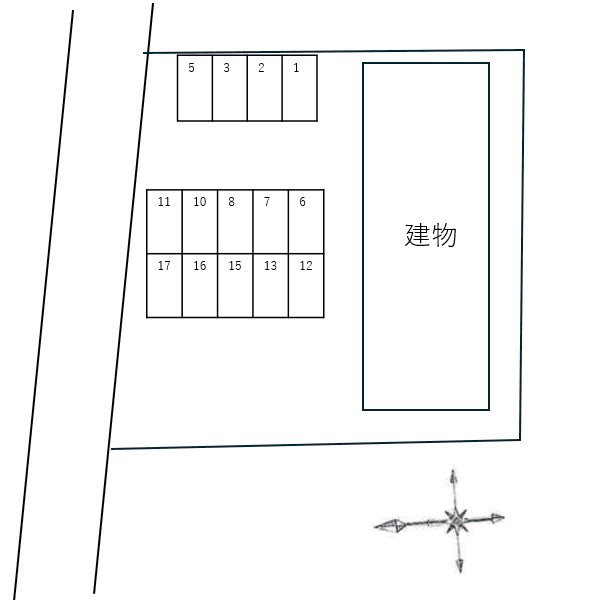 Ｙｏｕ・Ｍａｉｓｏｎ　Ⅰの駐車配置図